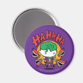 Chibi-Joker mit Spielzeugzähnen Magnet (Vorderseite/Rückseite)