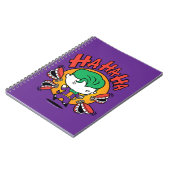 Chibi-Joker mit Spielzeugzähnen Notizblock (Linke Seite)