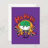 Chibi-Joker mit Spielzeugzähnen Postkarte (Vorne/Hinten)
