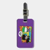 Chibi Joker Pranking Chibi Batman Gepäckanhänger (Vorderseite vertikal)