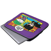 Chibi Joker Pranking Chibi Batman Laptopschutzhülle (Vorne Knopf)