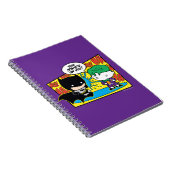 Chibi Joker Pranking Chibi Batman Notizblock (Rechte Seite)