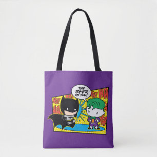 Chibi Joker Pranking Chibi Batman Tasche