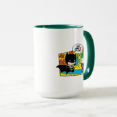 Chibi Joker Pranking Chibi Batman Tasse (VorderseiteRechts)