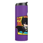 Chibi Joker Pranking Chibi Batman Thermosbecher (Nach links gedreht)