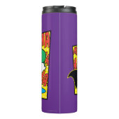 Chibi Joker Pranking Chibi Batman Thermosbecher (Rückseite)