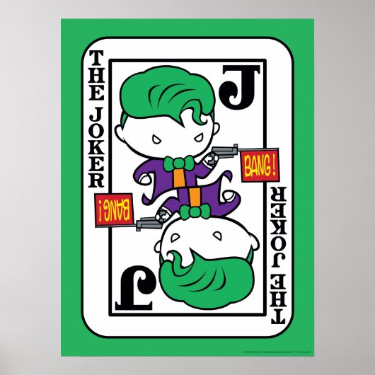Chibi Joker Spielkarte Poster (Vorne)