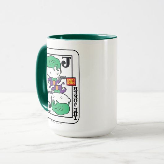 Chibi Joker Spielkarte Tasse (Vorderseite Links)