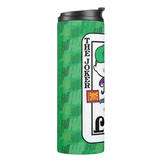 Chibi Joker Spielkarte Thermosbecher (Nach links gedreht)