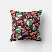 Chibi Joker und Harley Heart Pattern Kissen (Rückseite)