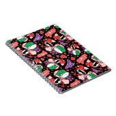 Chibi Joker und Harley Heart Pattern Notizblock (Rechte Seite)