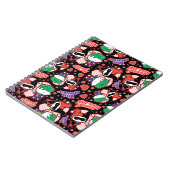 Chibi Joker und Harley Heart Pattern Notizblock (Linke Seite)