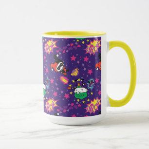 Chibi Joker und Harley-Muster Tasse