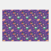 Chibi Joker und Harley Pattern Geschenkpapier Set (Vorderseite 3)