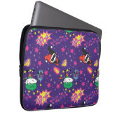 Chibi Joker und Harley Pattern Laptopschutzhülle (Vorne Rechts)