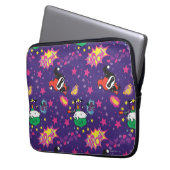 Chibi Joker und Harley Pattern Laptopschutzhülle (Vorderseite Links)