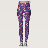 Chibi Joker und Harley Pattern Leggings (Vorderseite)