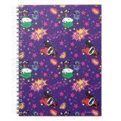 Chibi Joker und Harley Pattern Notizblock (Vorderseite)