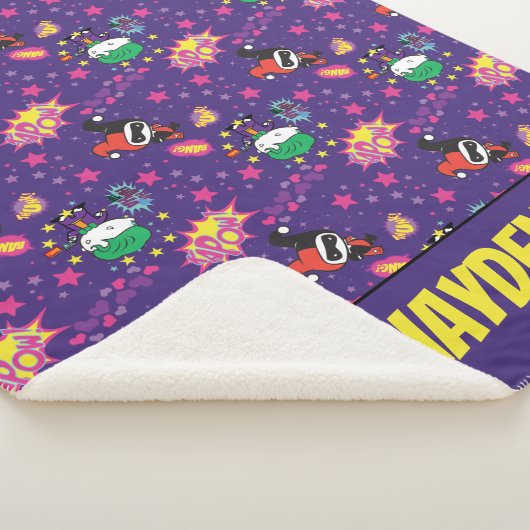 Chibi Joker und Harley Pattern Sherpadecke (3/4)