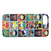 Chibi Justice League Character Pattern Case-Mate iPhone Hülle (Rückseite (Horizontal))