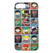 Chibi Justice League Character Pattern Case-Mate iPhone Hülle (Rückseite)