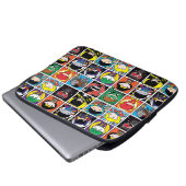 Chibi Justice League Character Pattern Laptopschutzhülle (Vorne Knopf)