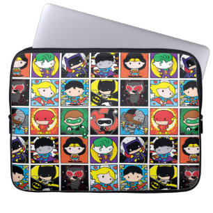 Chibi Justice League Character Pattern Laptopschutzhülle