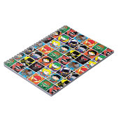 Chibi Justice League Character Pattern Notizblock (Linke Seite)