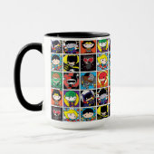 Chibi Justice League Character Pattern Tasse (Links)
