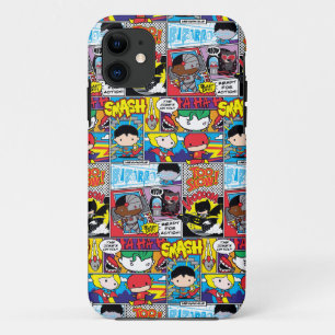 Chibi Justice League Comic Book Pattern Case-Mate iPhone Hülle
