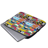 Chibi Justice League Comic Book Pattern Laptopschutzhülle (Vorne Knopf)