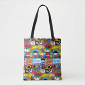 Chibi Justice League Comic Book Pattern Tasche (Vorderseite)
