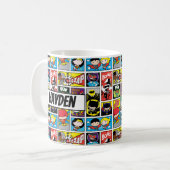 Chibi Justice League Compilation Pattern Kaffeetasse (Vorderseite Links)