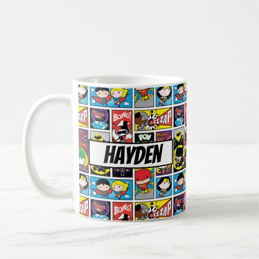 Chibi Justice League Compilation Pattern Kaffeetasse (Links)