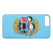 Chibi Justice League Group Case-Mate iPhone Hülle (Rückseite (Horizontal))