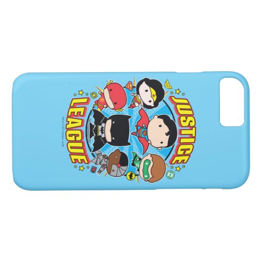 Chibi Justice League Group Case-Mate iPhone Hülle (Rückseite (Horizontal))