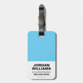 Chibi Justice League Group Gepäckanhänger (Rückseite vertikal)