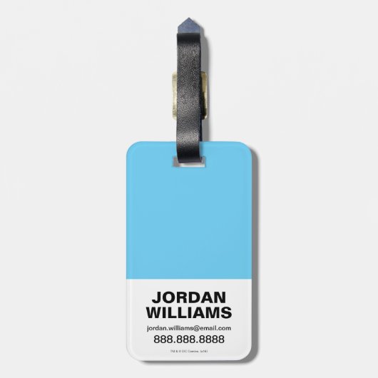 Chibi Justice League Group Gepäckanhänger (Rückseite vertikal)