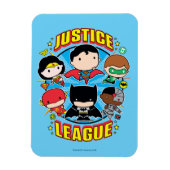Chibi Justice League Group Magnet (Vertikal)