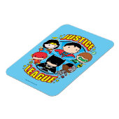 Chibi Justice League Group Magnet (Linke Seite)