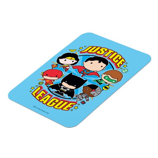 Chibi Justice League Group Magnet (Linke Seite)