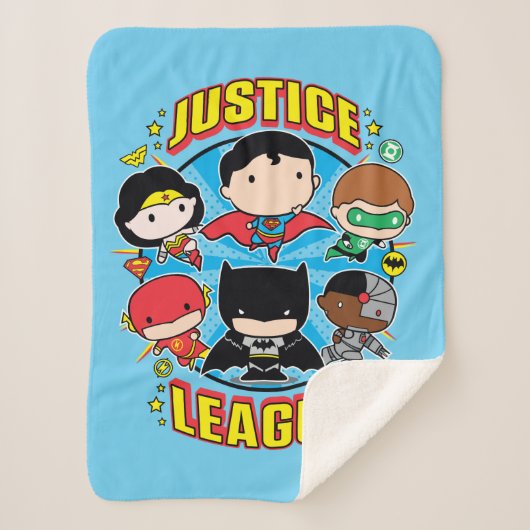 Chibi Justice League Group Sherpadecke (Vorderseite)