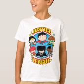 Chibi Justice League Group T-Shirt (Vorderseite)