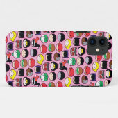 Chibi Justice League Leader Pattern Case-Mate iPhone Hülle (Rückseite (Horizontal))