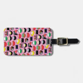 Chibi Justice League Leader Pattern Gepäckanhänger (Vorderseite horizontal)