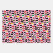 Chibi Justice League Leader Pattern Geschenkpapier Set (Vorderseite 3)