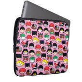 Chibi Justice League Leader Pattern Laptopschutzhülle (Vorne Rechts)