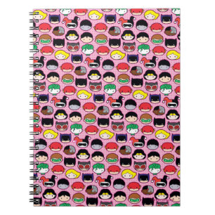 Chibi Justice League Leader Pattern Notizblock