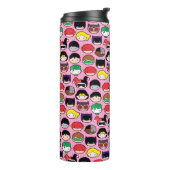 Chibi Justice League Leader Pattern Thermosbecher (Nach links gedreht)