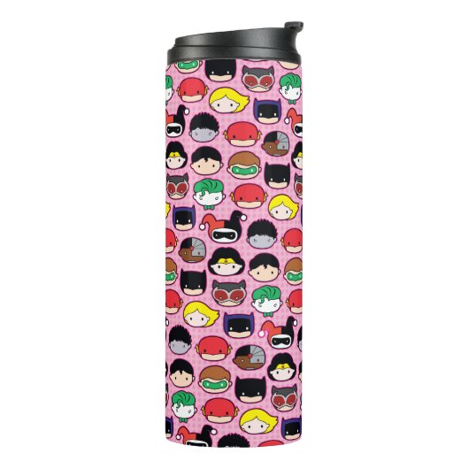 Chibi Justice League Leader Pattern Thermosbecher (Nach links gedreht)